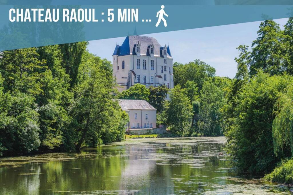A Hauteur De Toits • Le Spacieux En Coeur De Ville Шатору Экстерьер фото